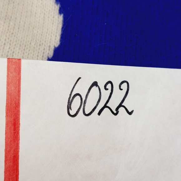 Rafaella Purple White Dots Hooded Lambs Wool Knit Sweater Sweatshirt P6022 - Picture 6 of 6